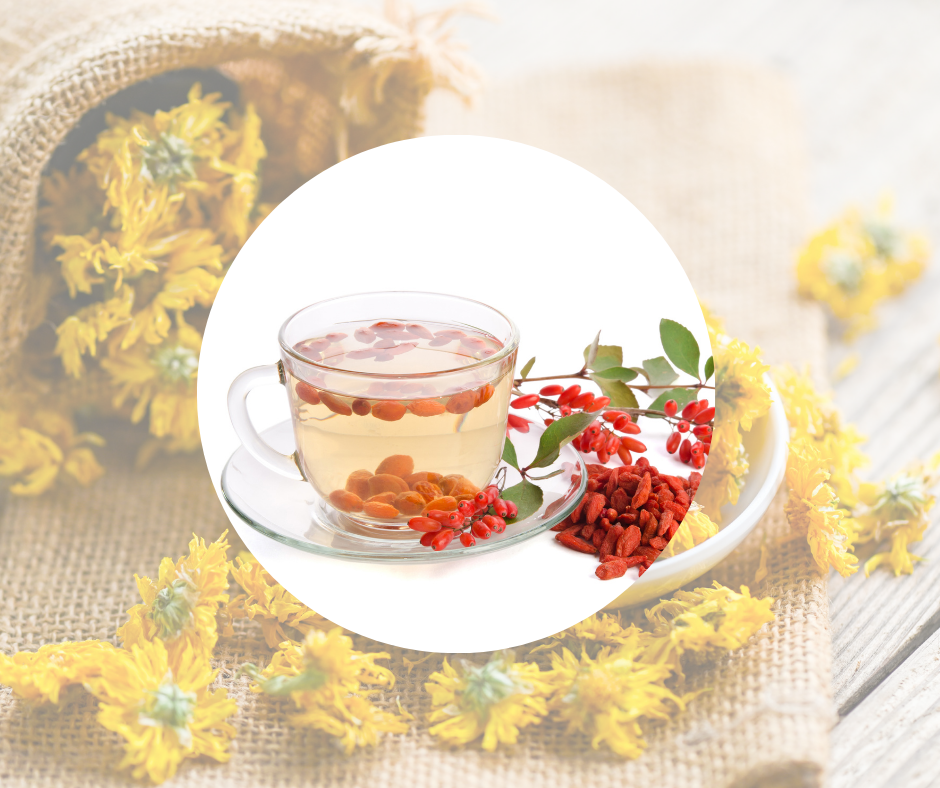 chrysanthemum and goji berry tea for eye health